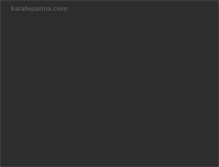 Tablet Screenshot of karateparma.com